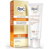 Roc SPF50+ 50 ml Kırışık Karşıtı Rahatlatıcı Likit Güneş Kremi
