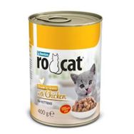 Rocat 6x400 gr Tavuklu Yetişkin Konserve Kedi Maması