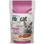 Rocat Biftekli 85 gr Yaş Kedi Maması