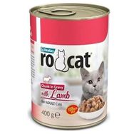 Rocat Kuzulu Yetişkin Parça etli 400 gr Kedi Konserve