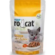Rocat Tavuklu Yavru 85 gr Yaş Kedi Maması
