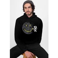 Rock & Roll 1K4FM226AS Grafitici Astronot Siyah Erkek T-shirt