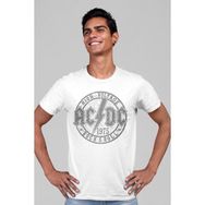 Rock & Roll 1M0KM387AB Beyaz Dairede Acdc Erkek T-shirt
