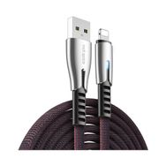 Rock Space M2 ZN-Alloy 120 cm Lightning Siyah Hızlı Şarj ve Data Kablosu