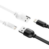 Rock Space S5 1 mt 2.4A Lightning Şarj ve Data Aktarım Kablosu