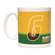 Rock'n Fox G Harfli Kahve Tasarımlı Baş Harf First Coffee Kupa Bardak
