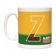 Rock'n Fox Z Harfli Kahve Tasarımlı Baş Harf First Coffee Kupa Bardak