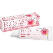 Rocs Baby 0 - 3 Yaş Elma Püresi Aromalı Florürsüz Çocuk 2 x 35 ml Diş Macunu