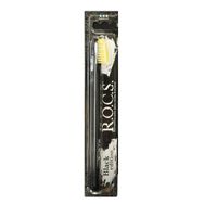 Rocs Black Edition Medium Sarı Diş Fırçası siyah