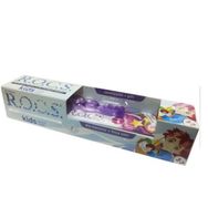 Rocs Kids Florürsüz Diş Macunu ve Diş Fırçası Seti - Lila