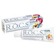 Rocs Kids Florürsüz Yutulabilir Meyve Külahı 35 ml 2 Adet 3-7 Yaş Diş Macunu