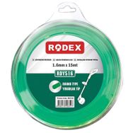 Rodex RDY516 1.6 mm 15 m Yeşil Yuvarlak Motorlu Tırpan Misina