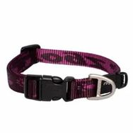 Rogz Alpinist Halsband Desenli Mor 26x40 cm Medium Köpek Boyun Tasması