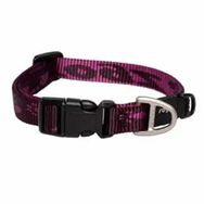Rogz Alpinist Halsband Desenli Mor 34x56 cm Large Köpek Boyun Tasması
