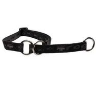Rogz Alpinist Slipband Ayarlanabilir Dokuma Siyah 2x34-56 cm Large Köpek Boyun Tasması