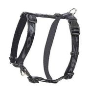 Rogz Alpinist Tuig Dokuma Siyah 2x45-75 cm Large Köpek Göğüs Tasması