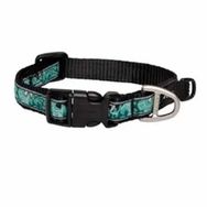 Rogz Fancy Dress Halsband Karışık Desenli Siyah Yeşil 1.6x26-40 cm Medium Köpek Boyun Tasması
