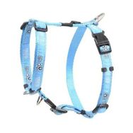 Rogz Fancy Dress Tuig Pati Desenli Turkuaz 2.5x60-100 cm Xlarge Köpek Göğüs Tasması