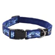 Rogz Fashion Halsband Karışık Desenli Mavi 1.6x26-40 cm Medium Köpek Boyun Tasması