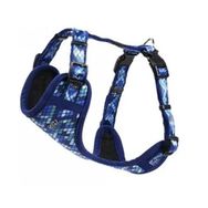 Rogz Fashion Tuig Amphibian Desenli Mavi 2x180 cm Medium Köpek Göğüs Tasması