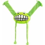 Rogz Toyz Grinz Flossy Gülen Surat Yeşil 16.5 cm Small Diş Bakım Köpek Oyuncağı