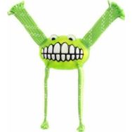 Rogz Toyz Grinz Flossy Gülen Surat Yeşil 24 cm Large Diş Bakım Köpek Oyuncağı