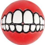 Rogz Toyz Grinz Ödül Hazneli Kırmızı 6.4 cm Medium Köpek Oyun Topu