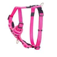 Rogz Utility Control Tuig Durma Çekme Kontrollü Dokuma Pembe 1.6x32-52 cm Medium Köpek Göğüs Tasması