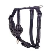 Rogz Utility Control Tuig Durma Çekme Kontrollü Dokuma Siyah 1.6x32-52 cm Medium Köpek Göğüs Tasması