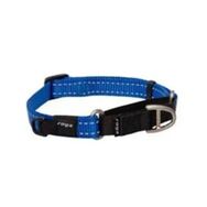 Rogz Utility Control Web Halsband Güvenlikli Dokuma Mavi 2x37-56 cm Large Köpek Boyun Tasması