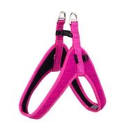 Rogz Utility Fast Fit Tuig Dolgulu Pembe 1.6x47 cm Small Medium Köpek Göğüs Tasması