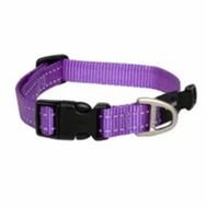 Rogz Utility Halsband Dokuma Mor 1.6x26-40 cm Medium Köpek Boyun Tasması