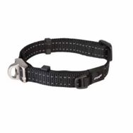 Rogz Utility Safety Halsband Siyah 1.6x27-39 cm Güvenlikli Dokuma Kedi Boyun Tasması