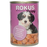 Rokus Tavuklu 410 gr ve Sığır Etli Yavru Köpek Konservesi