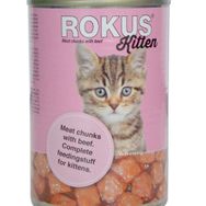 Rokus Tavuklu ve Sığır Etli 410 gr Yavru Kedi Konservesi