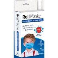 Roll 10 Adet Mavi Maske Cerrahi Çocuk Maskesi