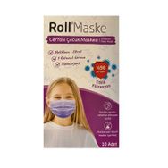 Roll 10 Adet Meltblown Filtreli Çocuk Maskesi