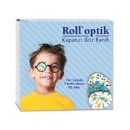 Roll 100 Adet Optik Desenli Kapatıcı Göz Bandı