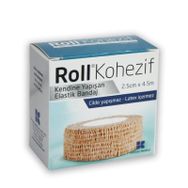 Roll 2.5 cmX4.5 m Kohezif Elastik Bandaj