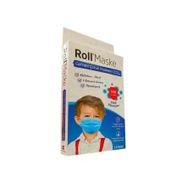 Roll 3 Katlı Mavi Telli 10'lu Erkek Çocuk Cerrahi Maske