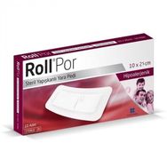 Roll Por 10x25 cm 12 Adet Steril Yapışkanlı Yara Pedi