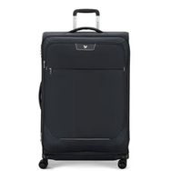 Roncato Joy Trolley Expandable Nero Büyük Boy Siyah Çekçekli Kumaş Valiz