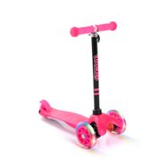 Rookie Pembe 3 Tekerlekli Led Işıklı Scooter