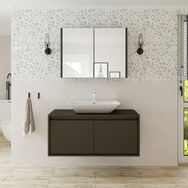 Roomart Lavabolu 100 cm Banyo Dolabı + Aynalı Banyo Üst Dolabı