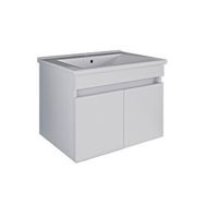 Roomart LD3 Ayaksız 2 Kapaklı Lavabolu Beyaz 65 cm Mdf Banyo Dolabı