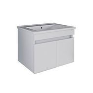Roomart LD3 Ayaksız 2 Kapaklı Lavabolu Beyaz 65 cm Mdf Banyo Dolabı