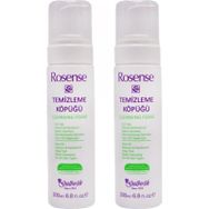 Rosense 2x200 ml Yüz Temizleme Köpüğü