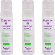 Rosense 3x200 ml Yüz Temizleme Köpüğü