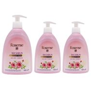 Rosense 3x500 ml Gül Özlü Sıvı Sabun