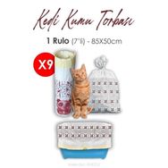 Rosie 7 Adet 9 Rulo 85x50 cm Kedi Kumu Torbası